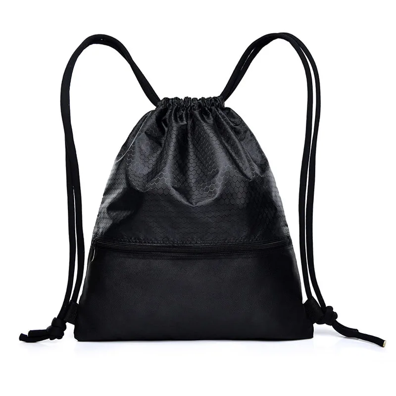 

9PCS / LOT Fashion Drawstring Bags Mulitfunctional Backpack Mini String Sack Women Men Travel Package Wholesale