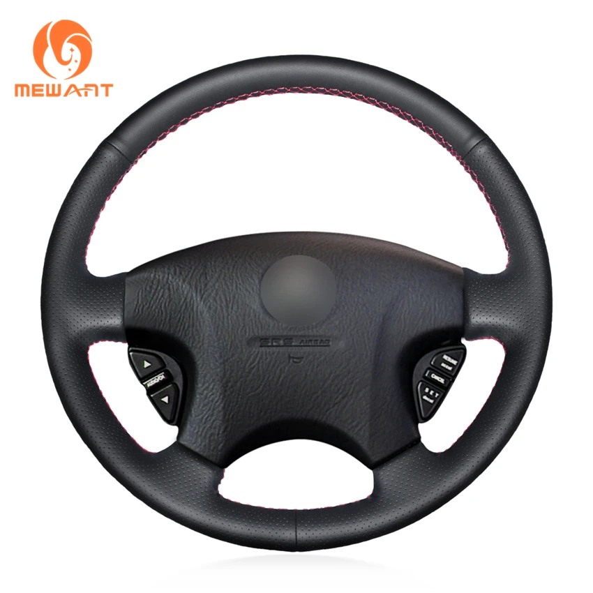MEWANT черный чехол на руль из искусственной кожи для Honda Accord 6 1998 2002 Odyssey 2001 Acura CL