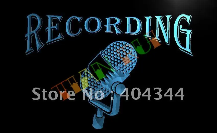 

LB206- Recording On The Air Radio Studio NEW Light Sign