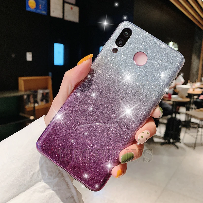 Мягкий силиконовый чехол с блестками для Xiaomi Mi 9 9T 8 SE A2 Lite A1 MIX 2 2S Redmi K20 6 6A 5 Plus S2 Note 7