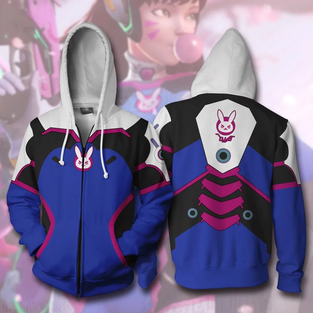 Новые толстовки с капюшоном Genji DV. a Mercy на молнии легкие свободные кофты крутой