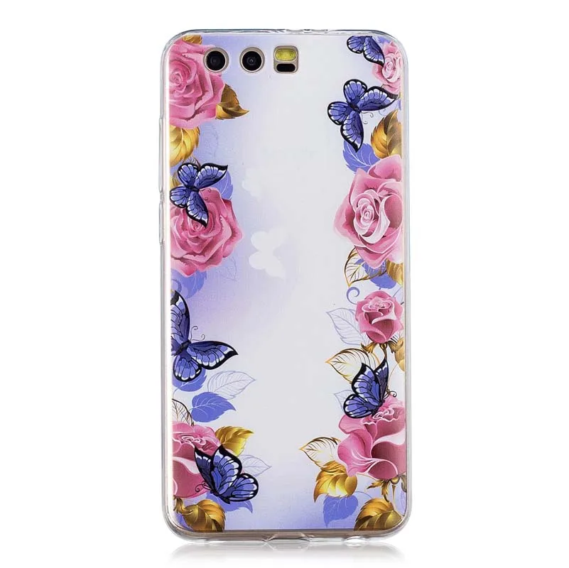 Husky Cherry blossoms Printed Soft TPU Case For Huawei Honor 9 Lite Comic Silicone Back Cover 6C 6A 7C Cases |