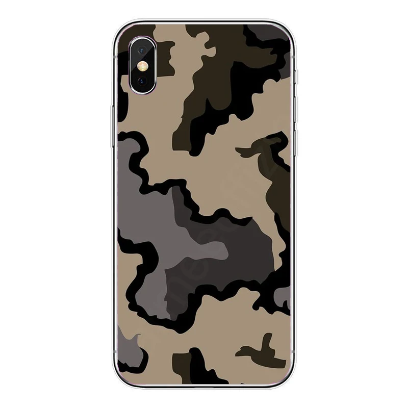 Горячая темно-десантники камуфляж классический Жесткий ПК для iPhone X 10 7 7 плюс 6 s 8 плюс 5 5S 5c SE XR XS Max телефона чехол