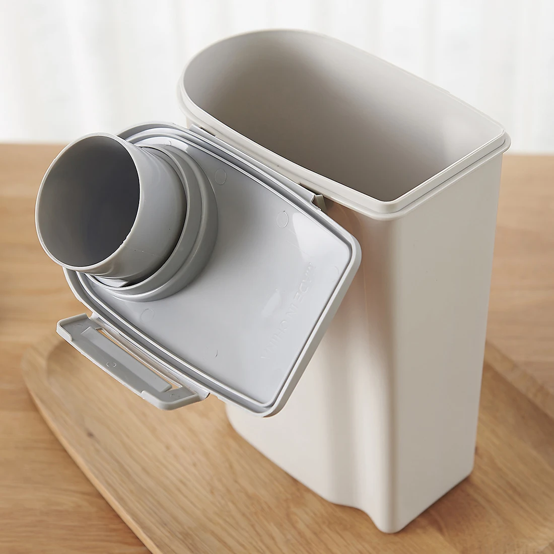HIPSTEEN 2.5L Пряжка Квадратный Контейнер Для Риса контейнер для хранения разное зерно коробка для хранения продуктов для кухни Органайзер предметов