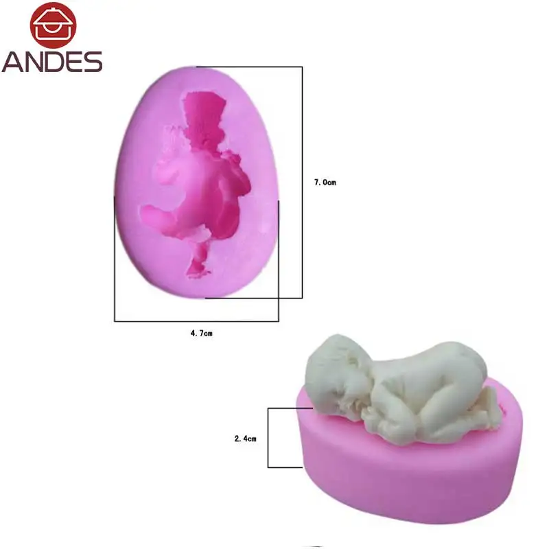 1 шт. силиконовая 3D форма для сна детского торта посуда столовый бар