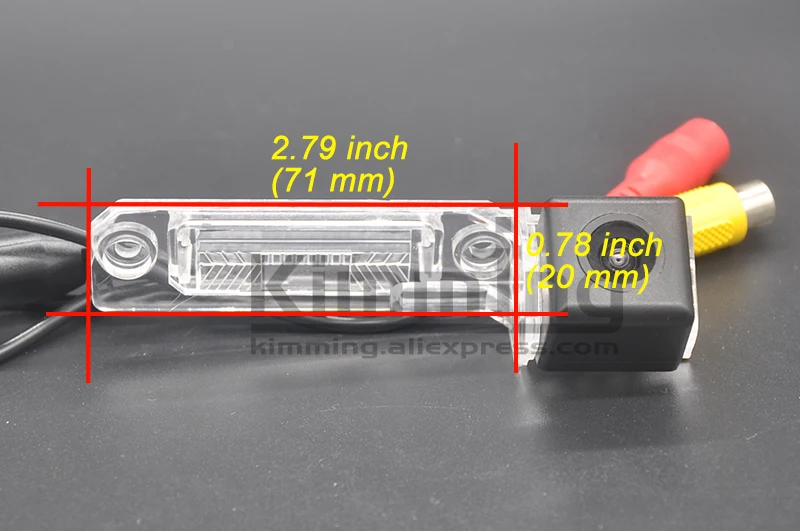 Автомобильная камера заднего вида для Volkswagen VW Passat B5 LingYu Transporter T5 Caravelle Multivan Superb, комплект беспроводного зеркала заднего вида