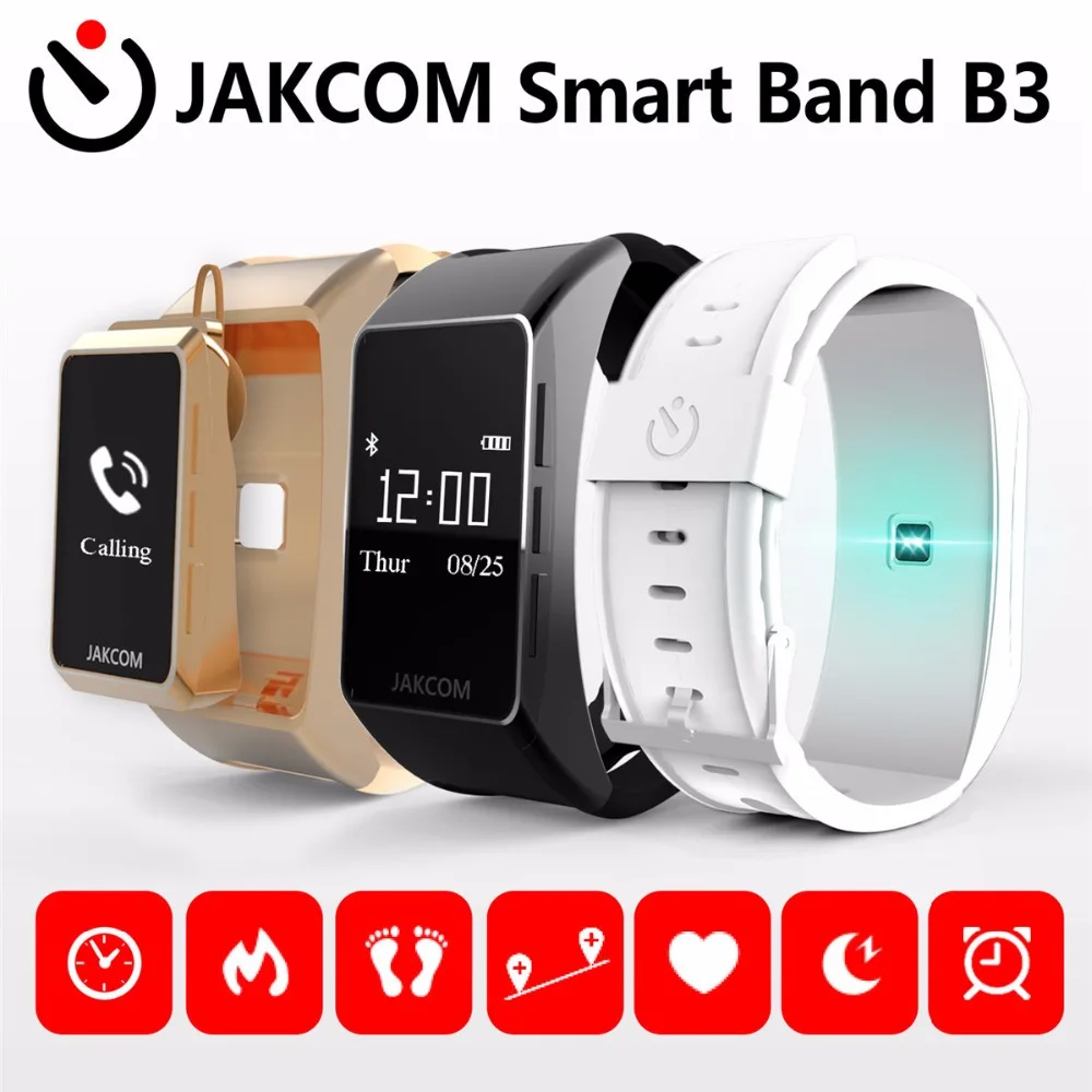 Смарт браслет Jakcom B3 с пульсометром и шагомером для Xiaomi Mi Band 2 смарт