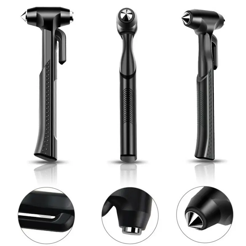 Аварийный аварийный молоток из алюминиевого сплава для окон и стекла с ремнем