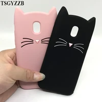 for samsung s6 s7 s7edge s9 s9 s10 case silicon cat phone case for samsung galaxy j3 j5 pro j7 2016 2017 j510 j710 back cover