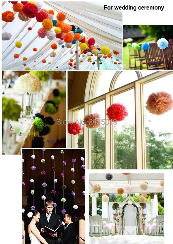 24 шт. Декоративная гирлянда из папиросной бумаги | Дом и сад