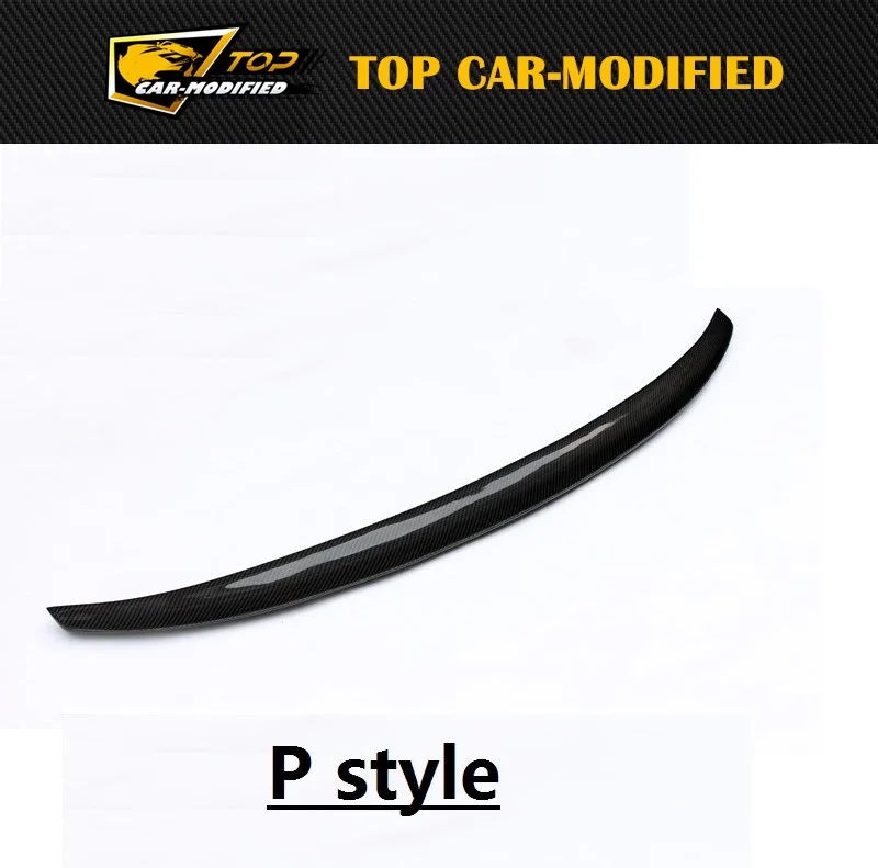 Бесплатная доставка P Стиль углеродного волокна задний спойлер крыло для BMW 4