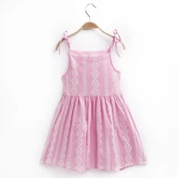 dfxd baby girls summer dress 2018 new casual sleeveless strap kids casual dress england style princess dress baby costumes 2 8y