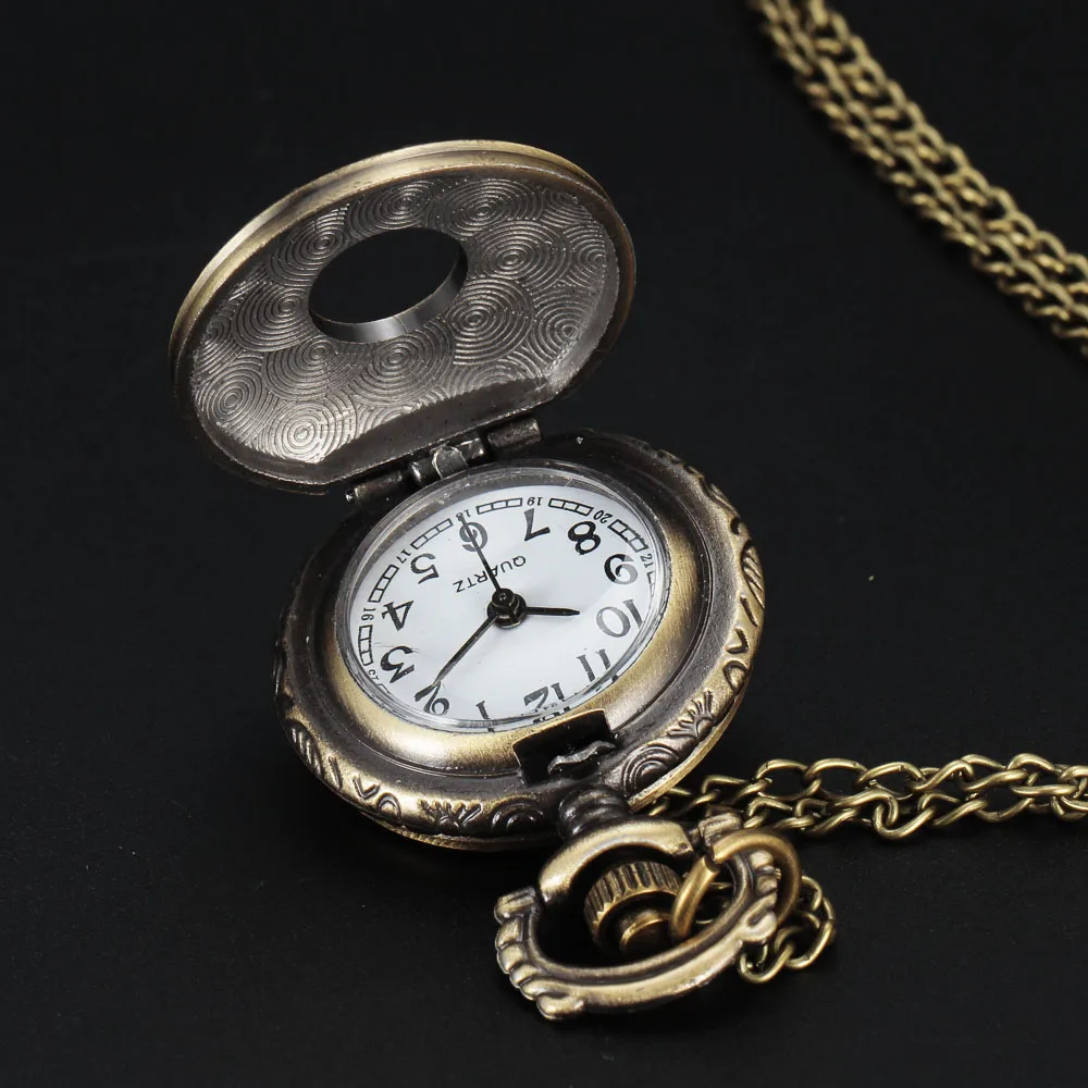 Топ Мода унисекс античный ретро женские карманные часы леди Fob созвездие Полный