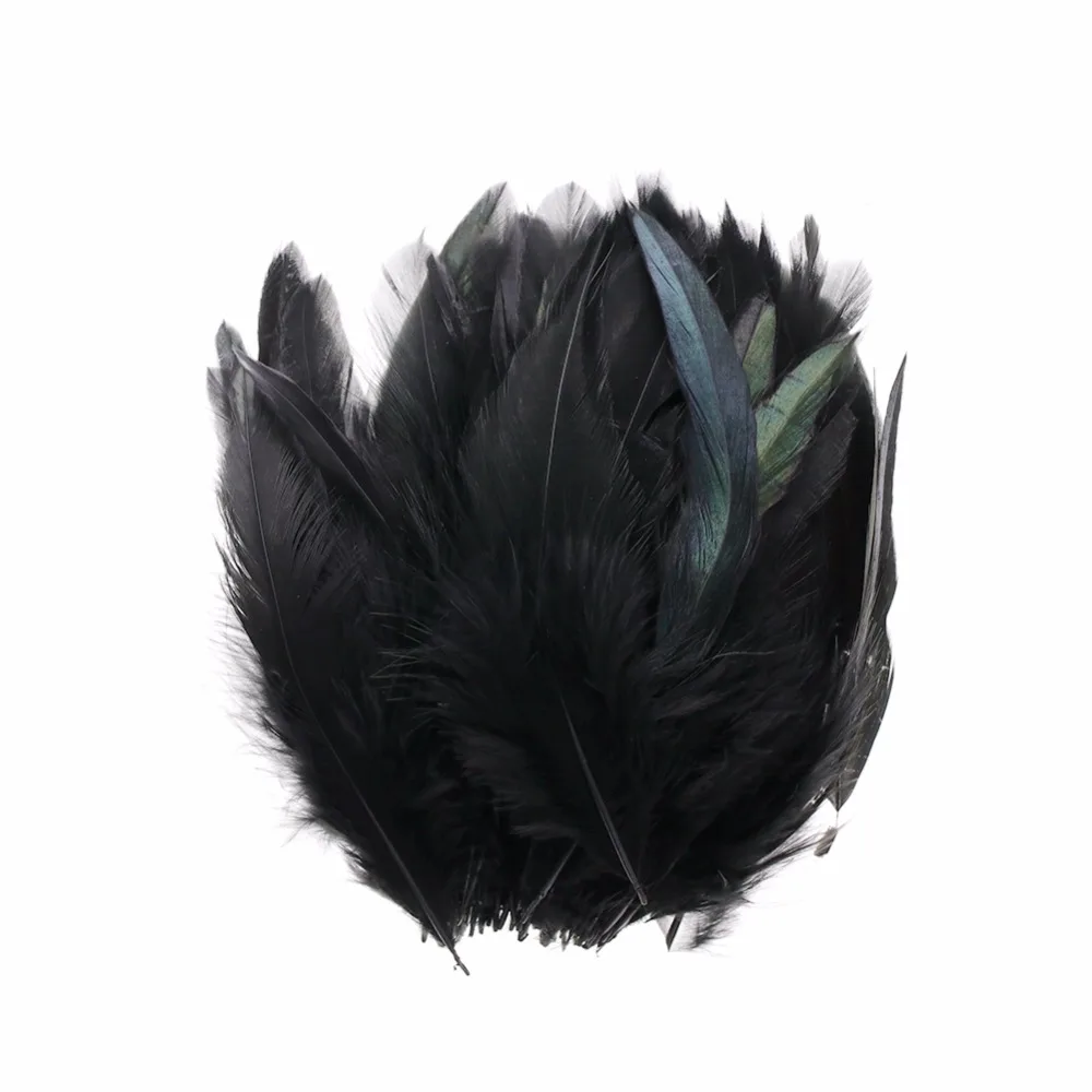 100 Pcs/Pack Natural Beautiful Cock Rooster Tail Feathers for DIY Clothes Decor 15-20 CM #254941 | Дом и сад