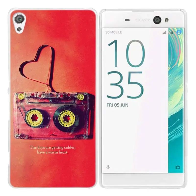 18 Винтажный чехол для sony Xperia XA XA1 X XZ Z5 Z1 Z2 Z3 M4 Aqua M5 E4 E5, жесткий пластиковый прозрачный чехол, модная видеолента Gameboy - Цвет: 18