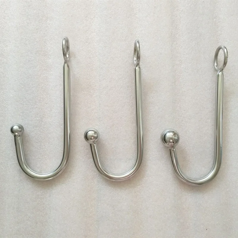 304 Stainless Steel Metal Anal Hook Sex Toys for Woman Man Couple Butt Plug Ass Stopper BDSM Fetish Slave Bondage Ball | Красота и