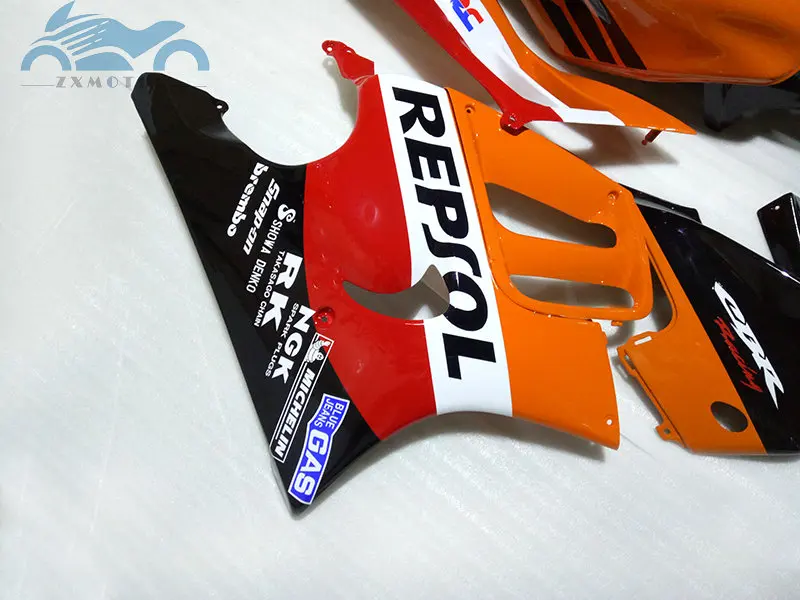 Обтекатели для кузова комплект для HONDA CBR 600 F3 1995 1996 CBR 600F 95 96 aftermarket шоссейные orange REPSOL CBR600F3 комплекты обтекателей