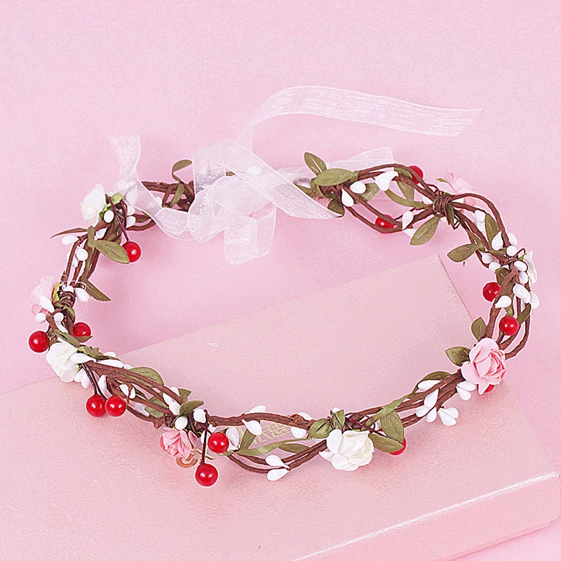 Женская повязка для волос CC &amp BYX свадебная диадема с цветочным орнаментом сделай