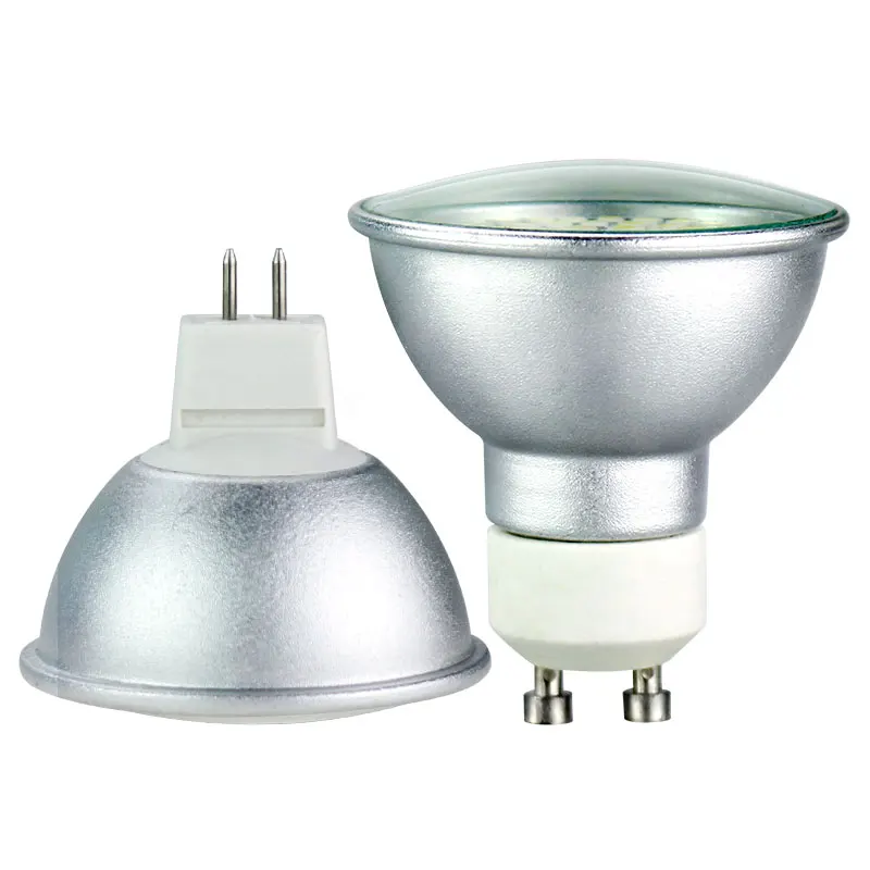 Светодиодный точечный светильник GU10 MR16 светодиодный 220 В 110 SMD2835 алюминиевый 12 GU5.3