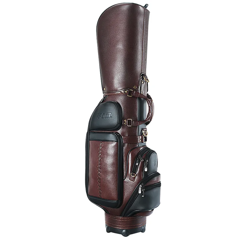 Golf Genuine Leather Bag Standard Ball Package High Quality Men Personalized Sport Golf Travel Cart Bag Custom / Team / Name PGM