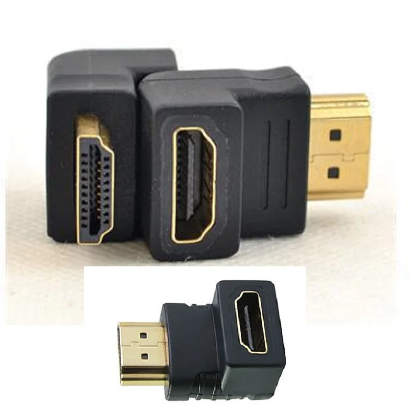 Адаптер HDMI-совместимый с портом штырь-гнездо адаптер 90 градусов