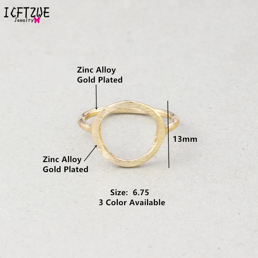 ICFTZWE Золотое кольцо Anel Falange Silver Mujer класса розовое Золотое кольцо для женщин BFF Bague