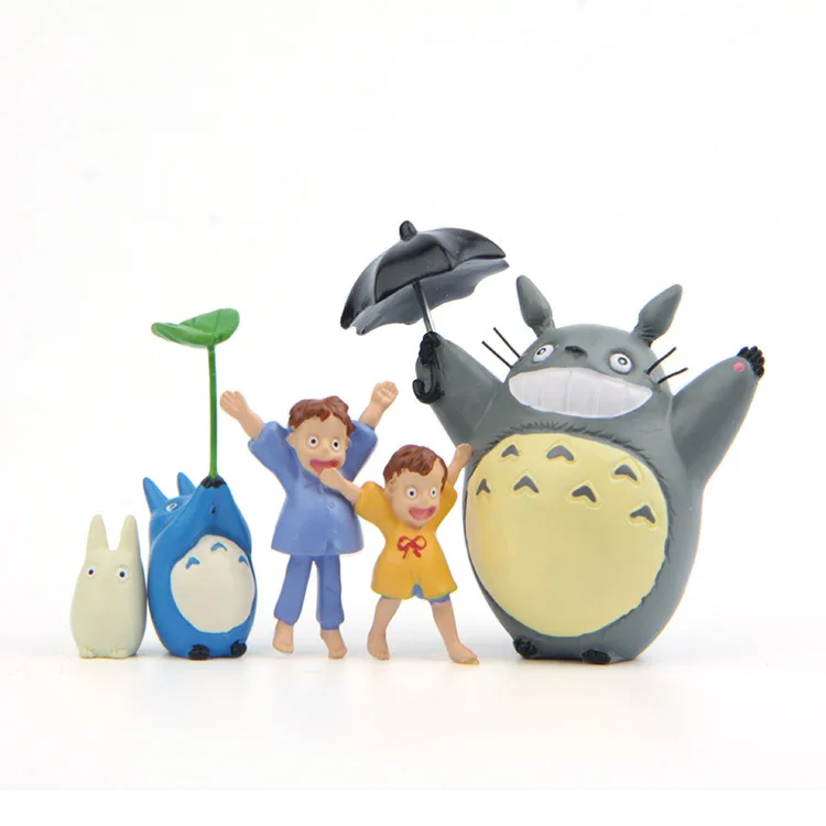 Hayao Miyazaki Ghibli милый ПВХ аниме мини Мой сосед Тоторо Chinchillidae фигурку модель куклы
