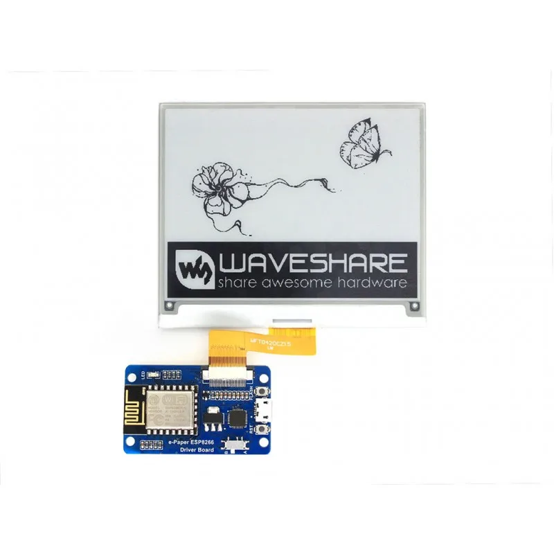 Универсальная плата драйвера электронной бумаги с Wi Fi SoC ESP8266 поддерживает все