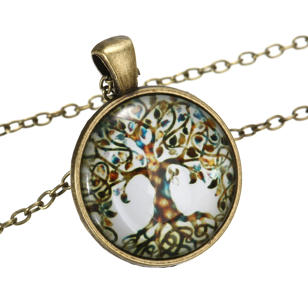 Увеличительное стекло в стиле ретро для мужчин и женщин кабошон с подвеской виде