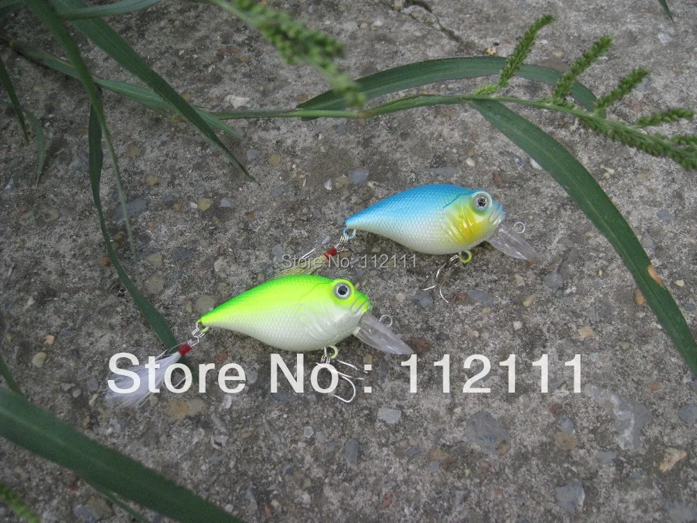 10 шт. Рыболовная Приманка Crankbait жесткая приманка пресная вода глубокая для окуня