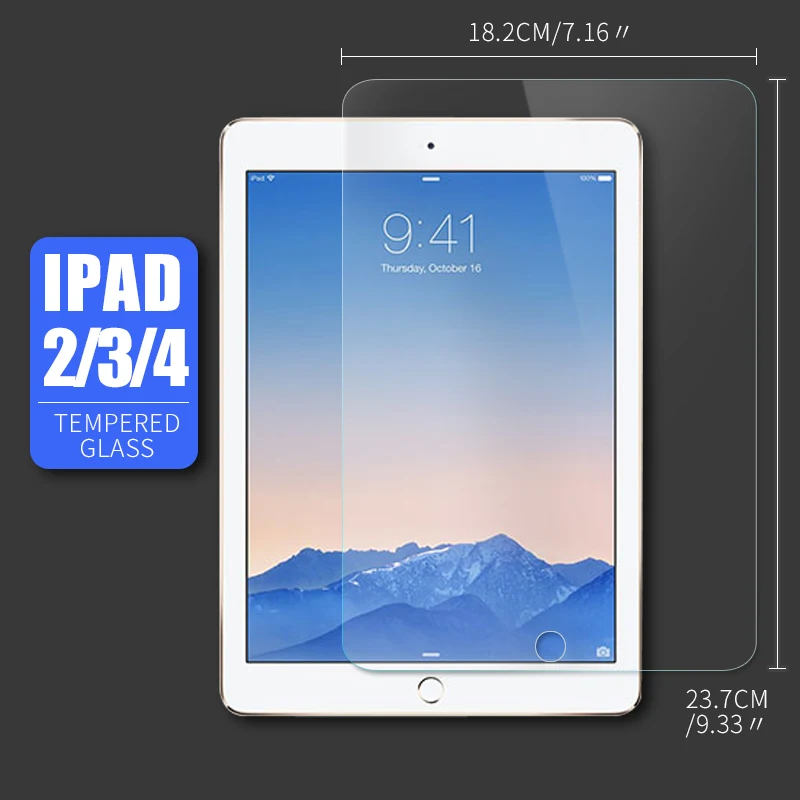 For iPad 2 3 4 Премиум Закаленное стекло для iPad 2/3/4 Air Air2 Защитная пленка для экрана для iPad Mini 1 2 3 4 Pro 2.5D Прозрачная Передняя пленка - Цвет: For iPad 2 3 4