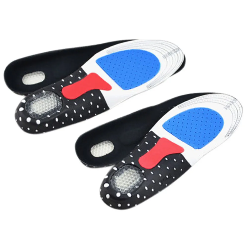 Гелевые стельки для бега 1 пара мужчин и женщин ортопедические обуви унисекс