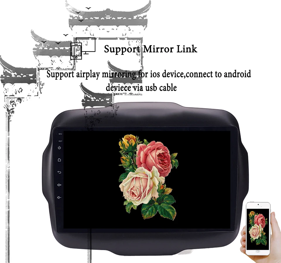 9 &quotIPS Octa Core 4G Android 10 0 2 Гб ОЗУ 32 ПЗУ RDS BT автомобильный DVD мультимедийный плеер