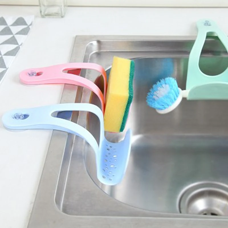 2 шт. Кухня Портативный настенный Присоски Висит дренажный мешок корзина