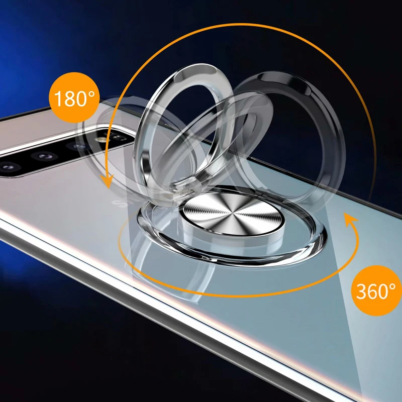 Роскошный прозрачный мягкий силиконовый чехол для Samsung Galaxy S10 Plus защитный S10e