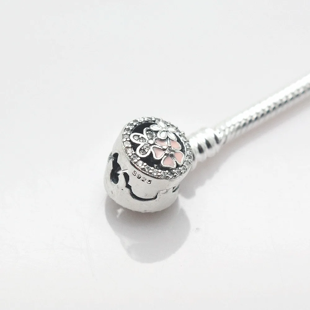 Женский браслет из серебра 40% пробы с кристаллами|bracelet charms|european braceletgift gifts |