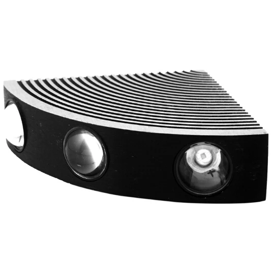 Бесплатная доставка 4 Вт алюминиевая треугольная светодиодная настенная лампа