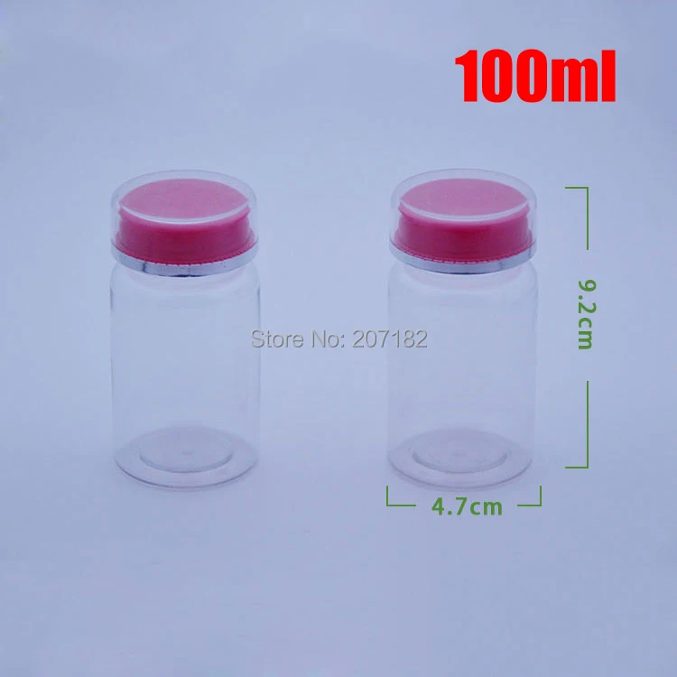 20 шт. прозрачные бутылки для питомцев 100 мл капсулы/таблетки/порошок/витамины