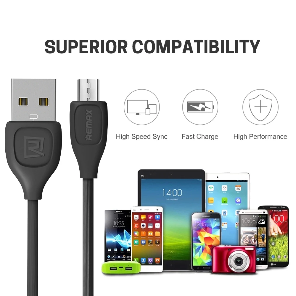 Remax micro usb кабель Быстрая зарядка ЗУ для мобильного телефона samsung/xiaomi/LG/huawei каво c lesu