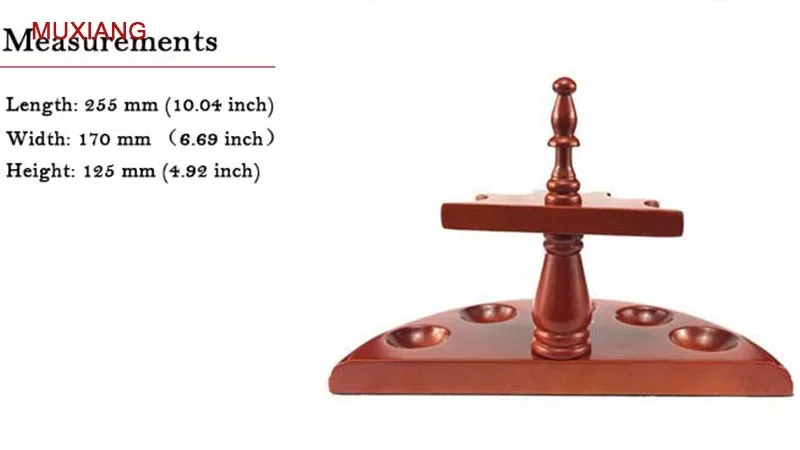 RU-MUXIANG курительная трубка аксессуары 5 Трубная стойка полукруглая в романтическом стиле более безопасная и практичная стойка для табачных труб fa0007-69