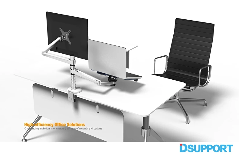 Настольный мультимедийный настольный держатель Full Motion с двумя ручками и