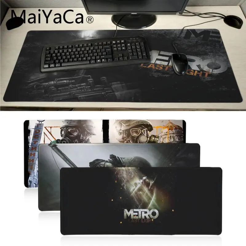 Maiyaca классная новая игра metro 2033 резиновая мышь прочный Настольный коврик для мыши