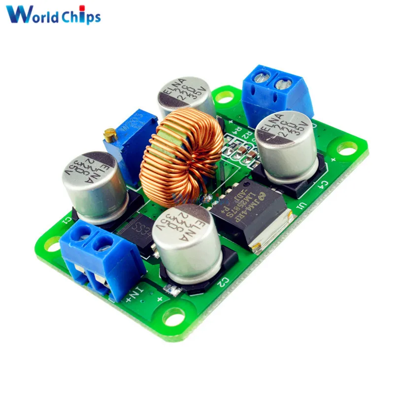 LM2587 DC 3 5 V 30V To 4V 40V Step Up Модуль питания регулируемый 5A Boost конвертер плата