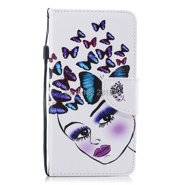 Кожаный чехол кошелек с рисунком для Samsung Galaxy J4 J6 J310 J510 J710 S6 EDGE S7 ID Card из ТПУ