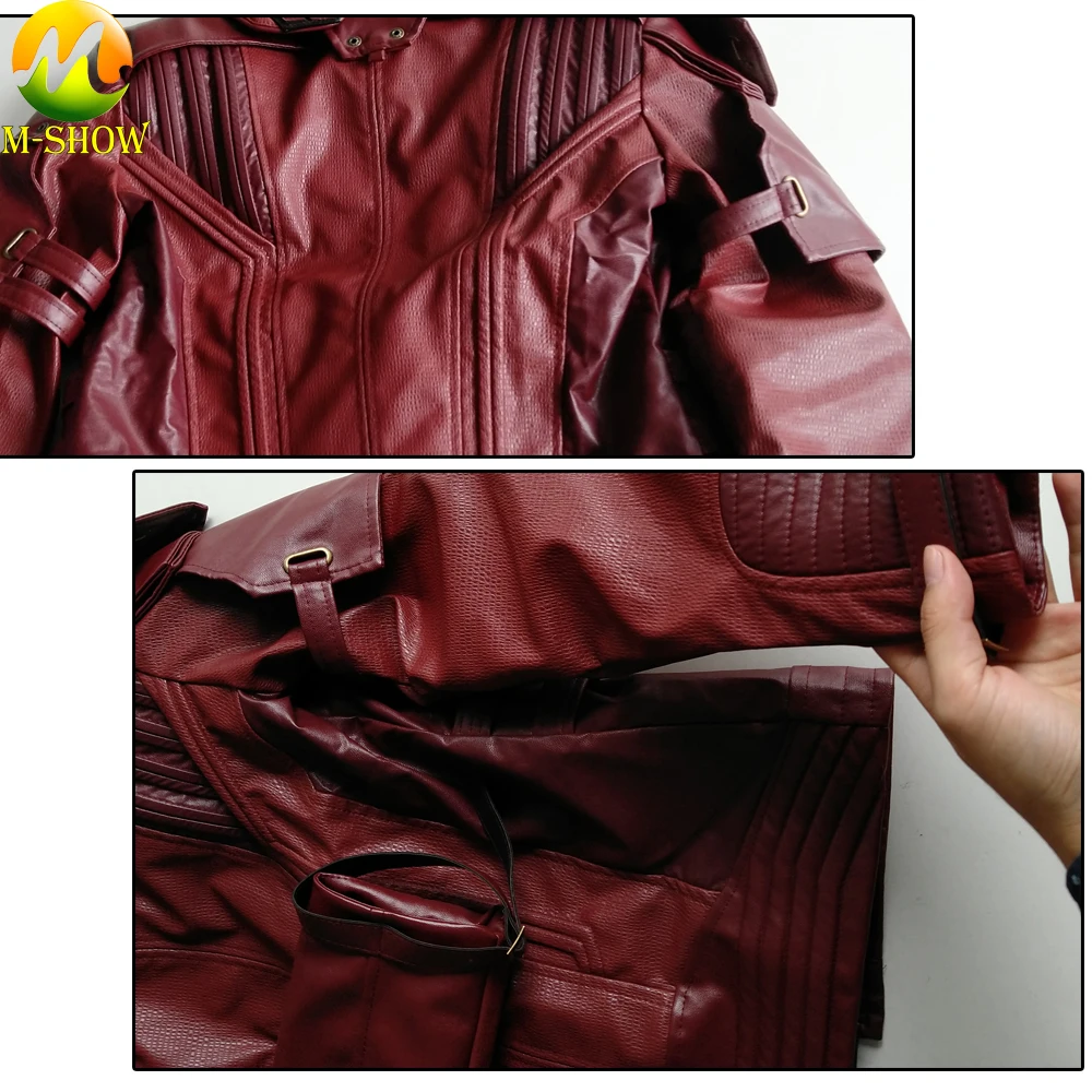 Chaqueta Star Lord Guardians of The Galaxy 2 Star Lord, карнавальный костюм, кожаное пальто для косплея, куртка на Хэллоуин для мужчин, на заказ