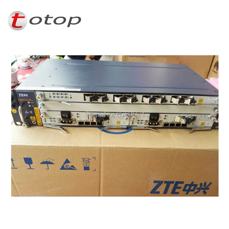 ZTE ZXA10 C320 OLT 10G с 1 * SXMA/3 + Универсальная коляска GTGO 8 Порты и разъёмы SFP модуля C AC DC