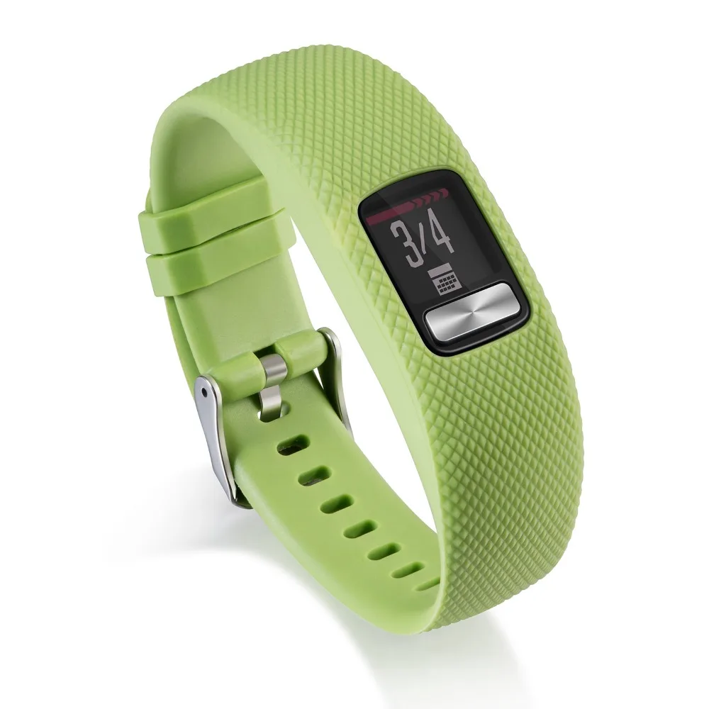 Ремешок силиконовый для фитнес трекера Garmin VivoFit 4 сменный Браслет наручных часов
