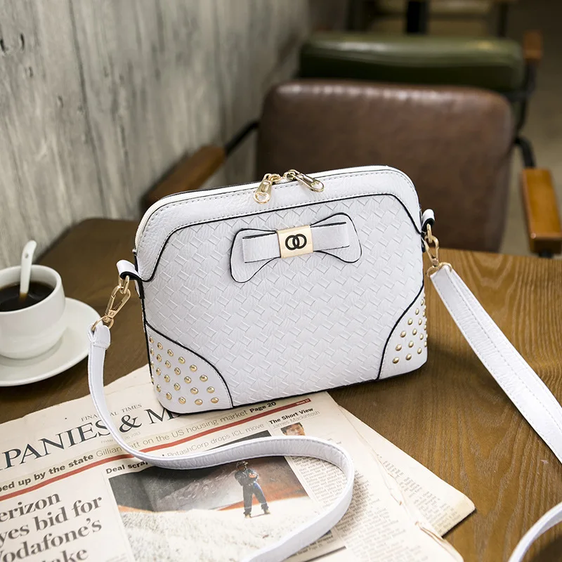 Для женщин кос Плетение Курьерские сумки bolsos mujer кожа Сумки дамы плечо сумка