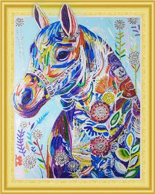 

Алмазная живопись особой формы, Бабочка, лошадь, волк, Сова, цветок, сделай сам, 5D, Набор для вышивки крестиком, стразы из страз, искусство