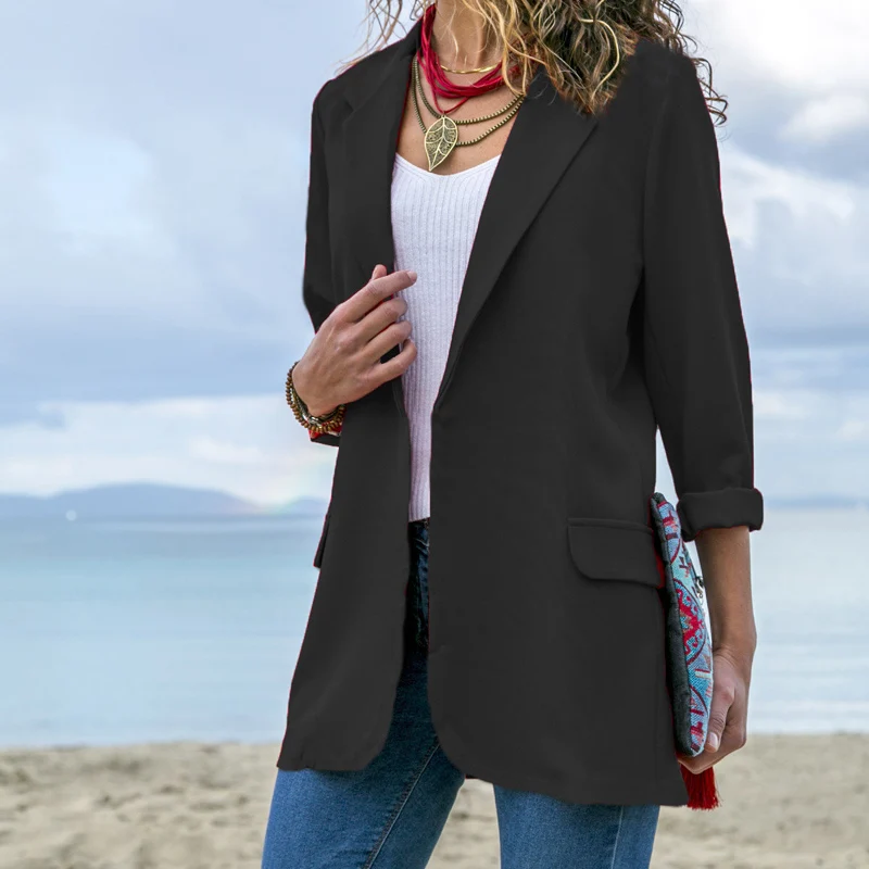 Womens Jackets And Coats Slim Fit Women Formal Jackets Office Work Ladies Coat feminino abrigo Clothes